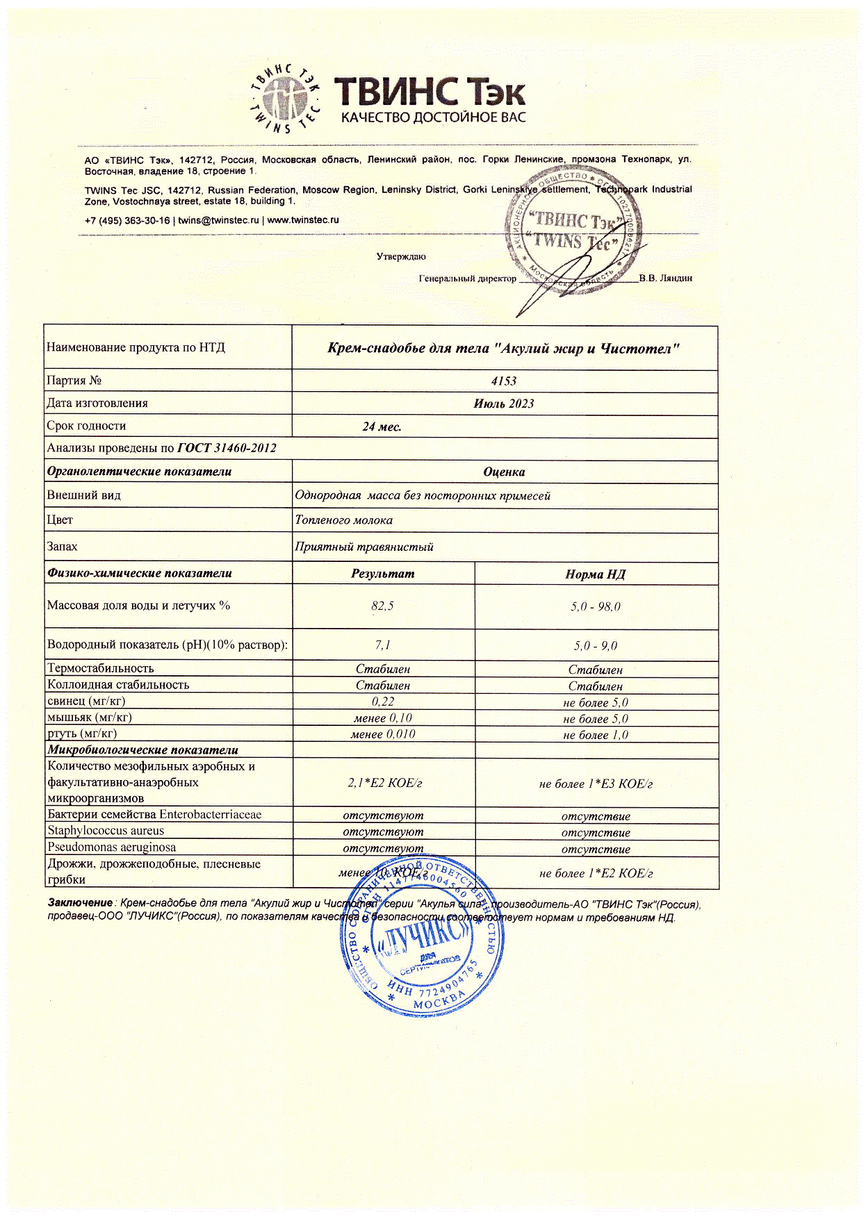 Паспорт №072023